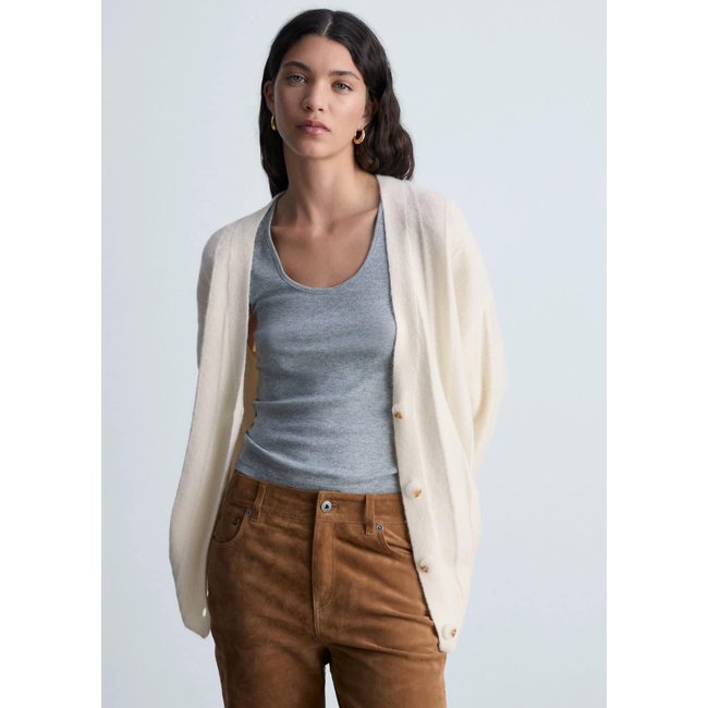 Cardigan long à boutons - MANGO