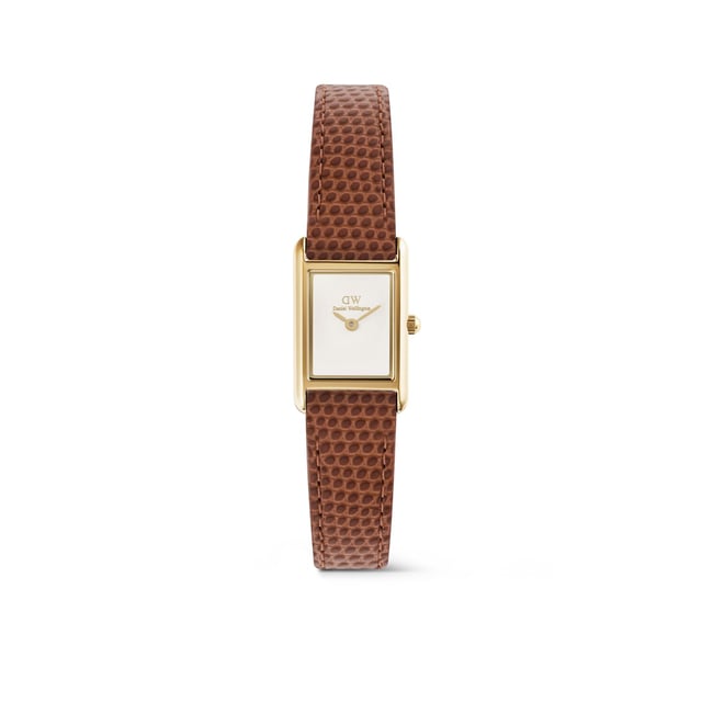 Montre Analogique  BOUND doré blanc marron <span itemprop=