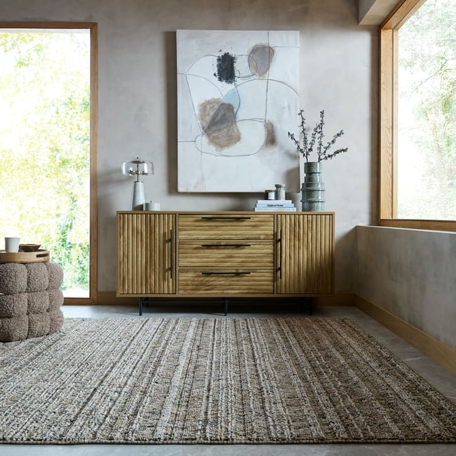 Tapis moderne AMILY Couleur neutre <span itemprop=