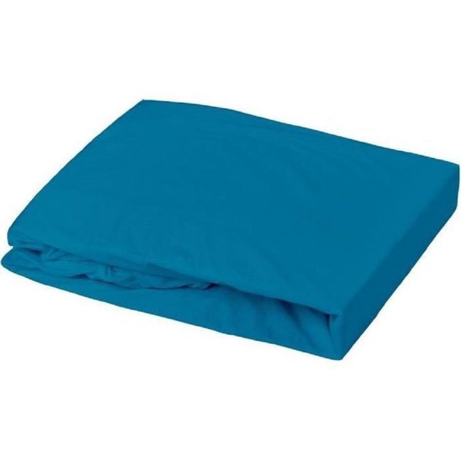 Lot 1 alèse + 1 drap housse 70x140 cm Canard bleu canard <span itemprop=