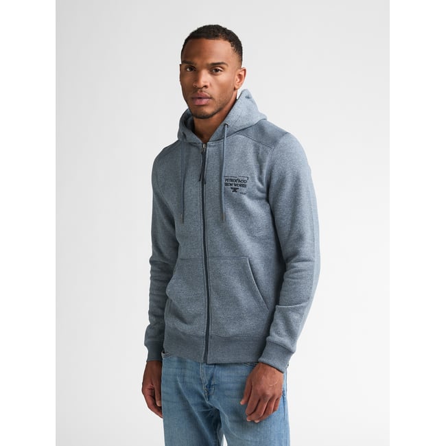 Sweat à capuche zippé chiné oakwood - PETROL INDUSTRIES