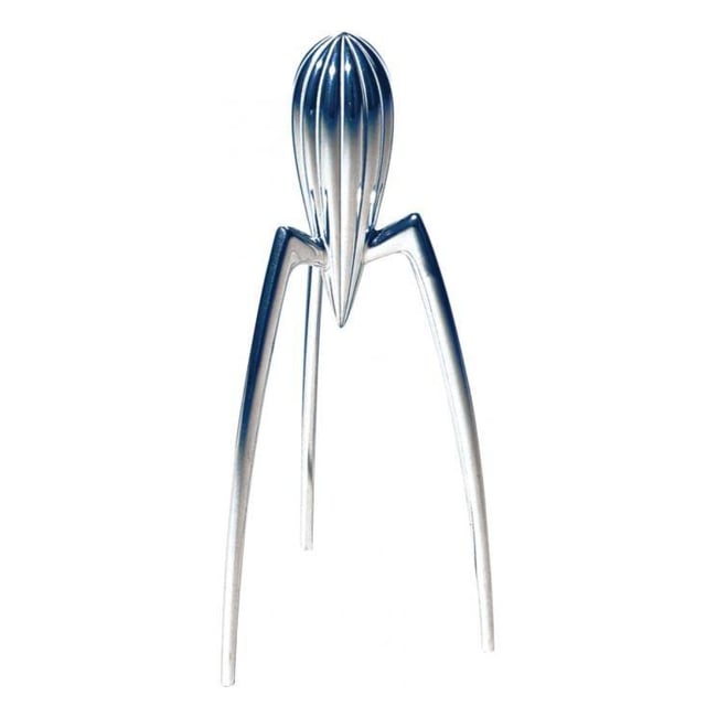 Presse agrumes argent en fonte d'aluminium néo alessi inox <span itemprop=