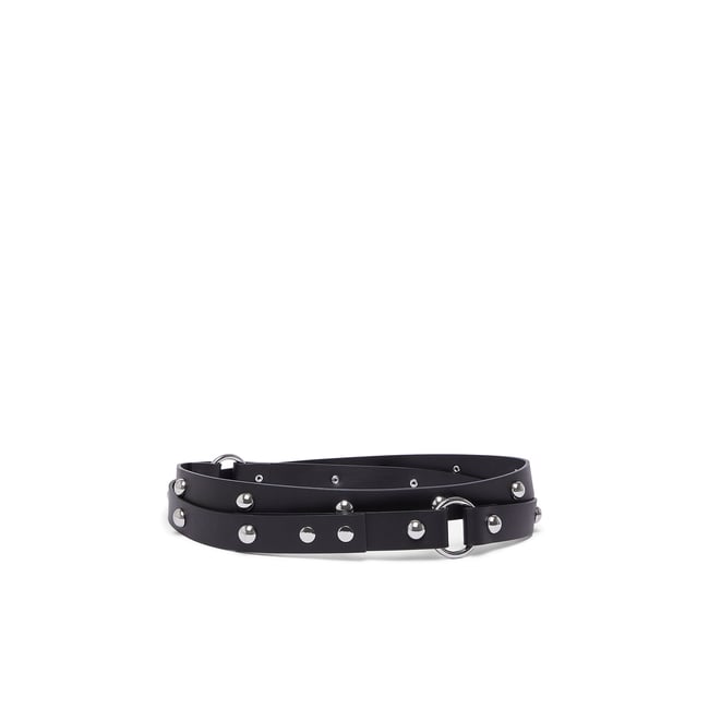 Ceinture avec clous noir <span itemprop=