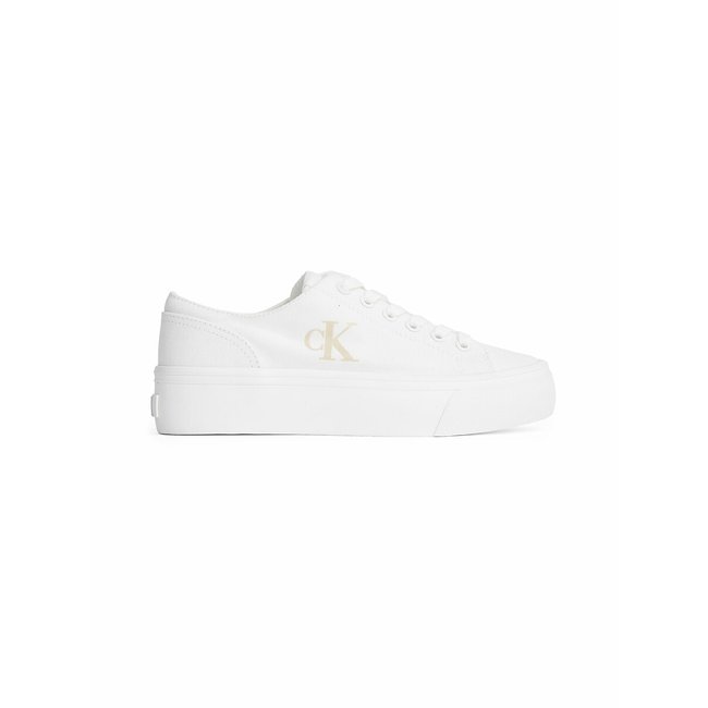 Sneakers  in tela con piattaforma bianco CALVIN KLEIN JEANS