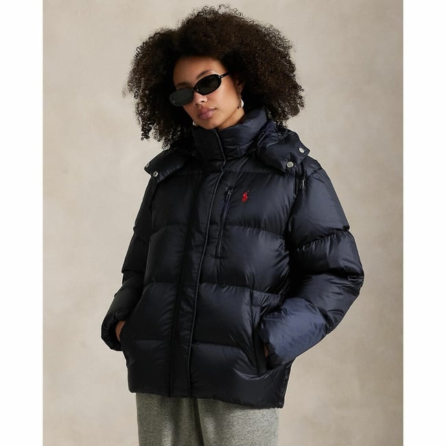 Chaqueta acolchada corta con capucha - POLO RALPH LAUREN