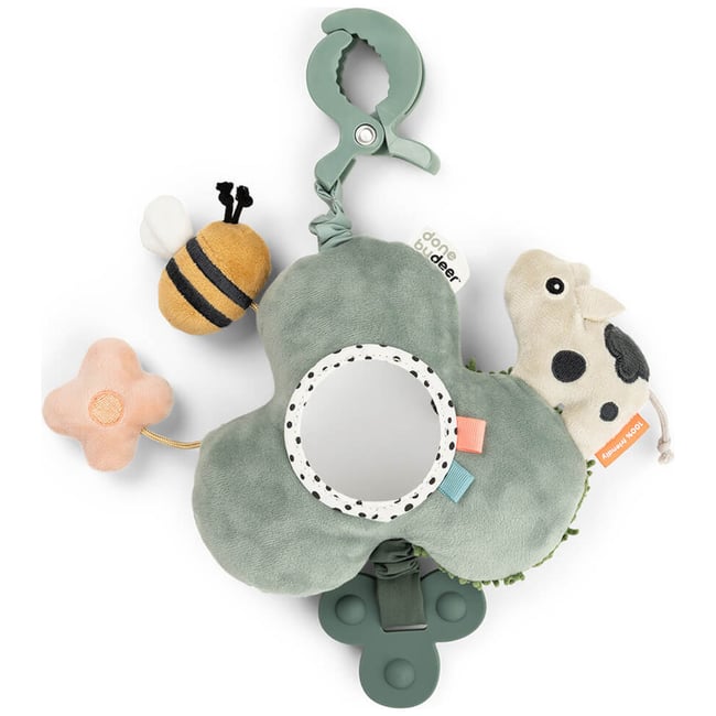 Miroir d'éveil à clipser vert <span itemprop=