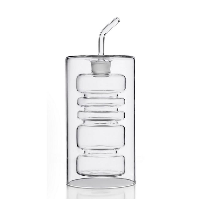 Huilier design verre  RINGS LARGE transparent <span itemprop=