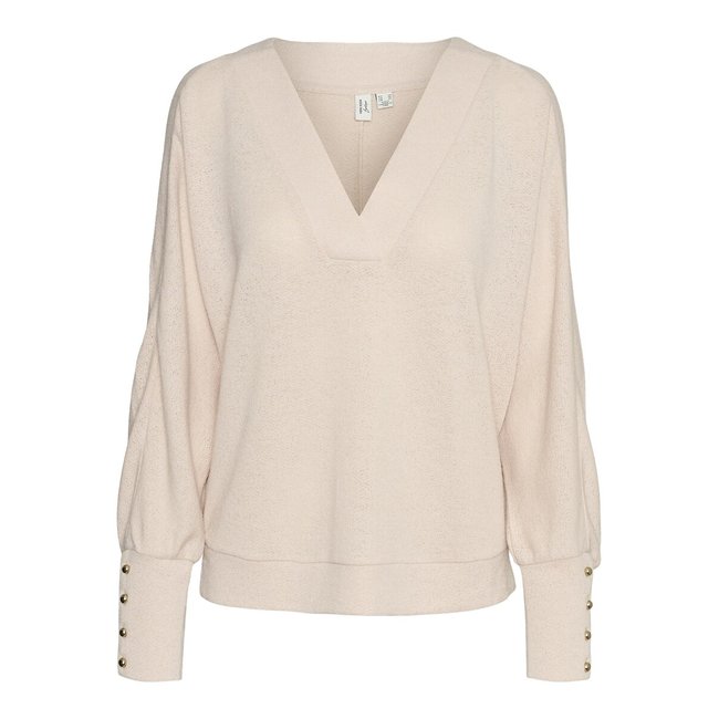Camisola com decote em V, mangas compridas - VERO MODA