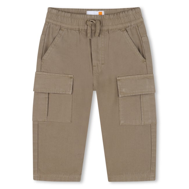 Pantalons en coton cedre <span itemprop=