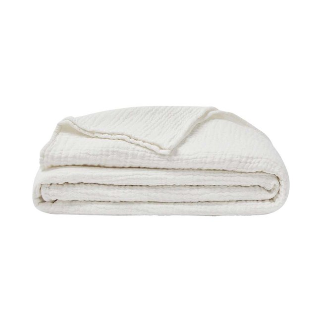 Plaid uni en gaze de coton, JAZZY - ESSIX