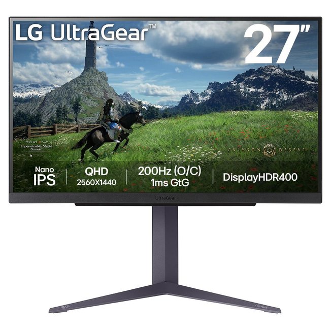 Ecran PC Gamer 27GS85Q-B UltraGear Plat 27'' Nano IPS - LG