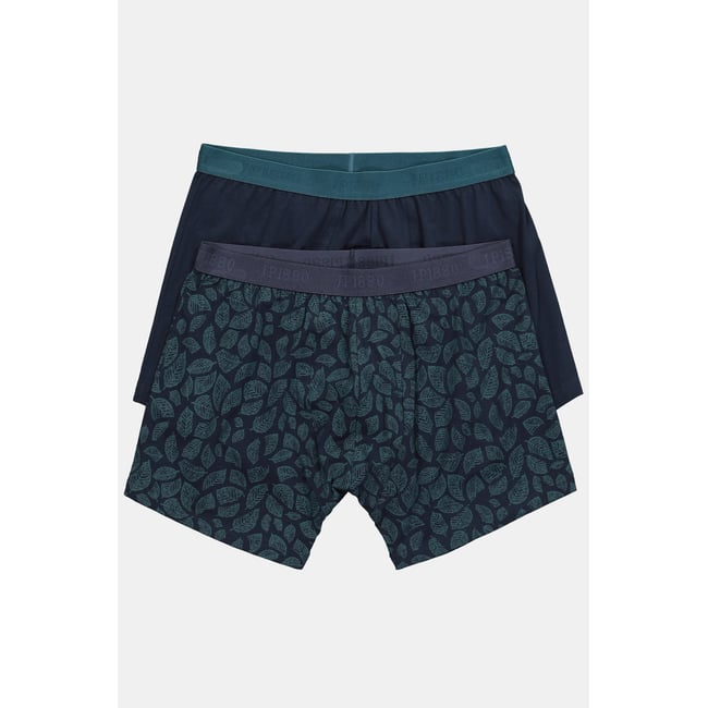 Lot de 2 boxers pétrole foncé <span itemprop=
