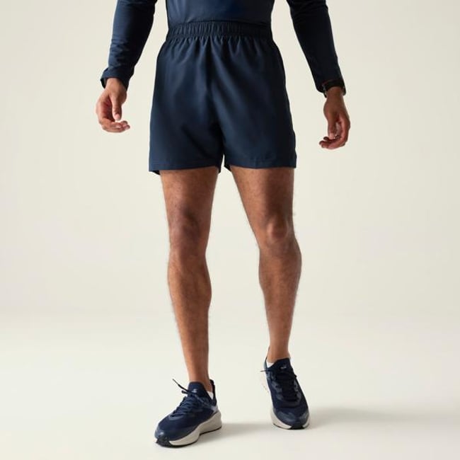 Short léger SURRECT bleu marine <span itemprop=
