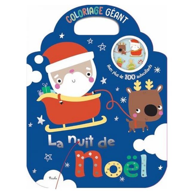 La nuit de Noel - Coloriage Géant - PICCOLIA EDITIONS