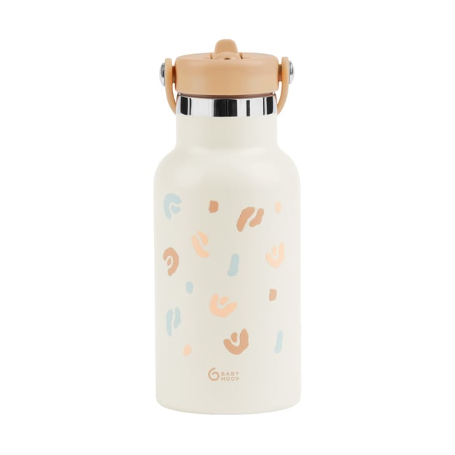 Gourde isotherme inox little explorer Couleur beige <span itemprop=