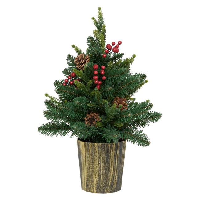 Sapin de table lumineux Kappi H50 cm Couleur vert <span itemprop=