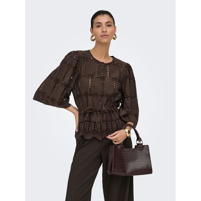 Chemise JDYJOJO Chemise chocolate brown <span itemprop=