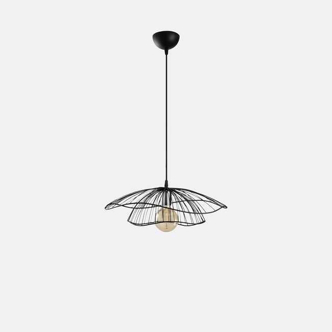 Светильник подвесной из металла, Tel / Тел черный SO'HOME