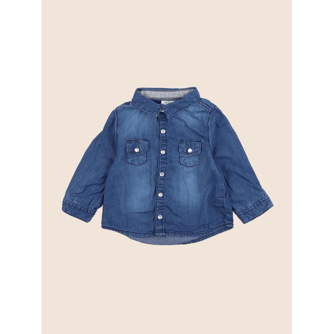 Chemise - Très bon état bleu <span itemprop=