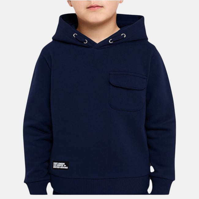 Sweat à capuche imprimé, manches longues OVERSHIRT - LEE COOPER