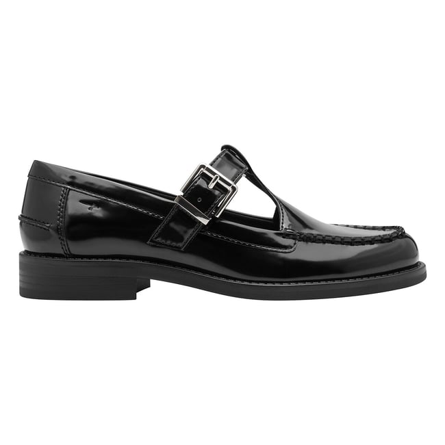 T-strap loafers <span itemprop=