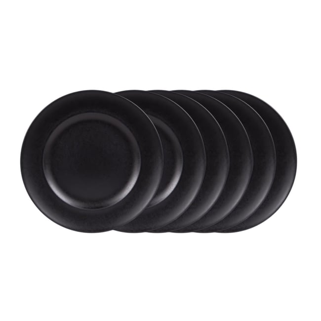 Assiette plate Neo 28 cm (lot de 6) - NEO Couleur noir <span itemprop=