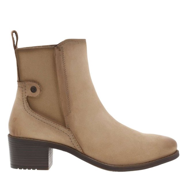 Boots soufflet élastiqué jaune <span itemprop=