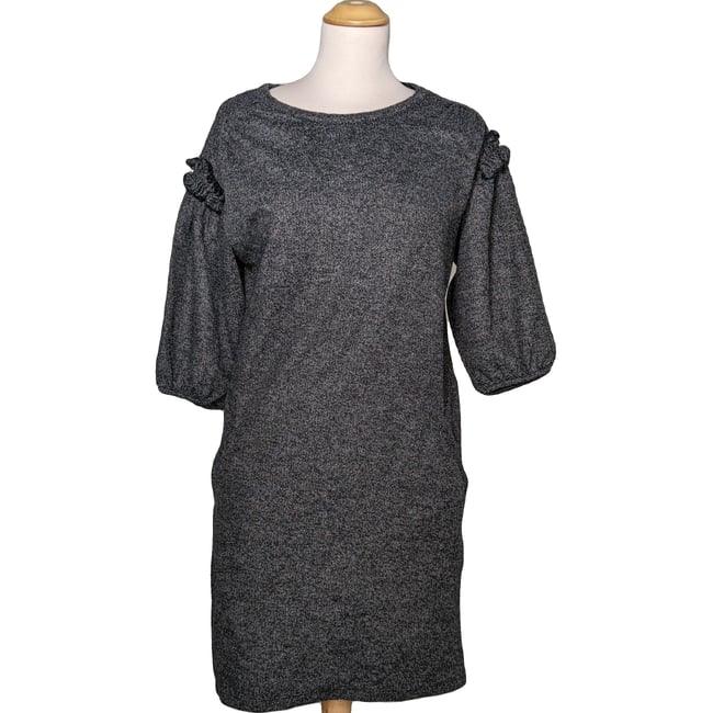 Robe Promod Taille M - Couleur Bleue, Style évasé, Longueur Genou, Très Bon état Occasion