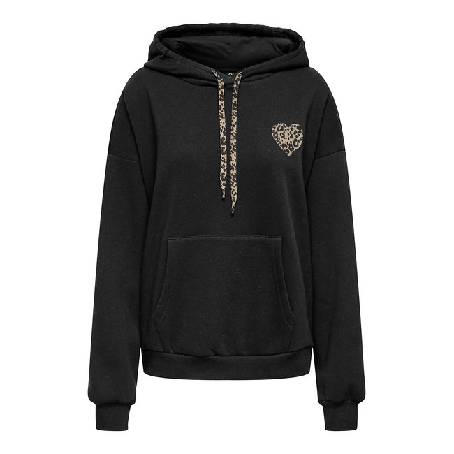 Sweat à capuche  noir <span itemprop=