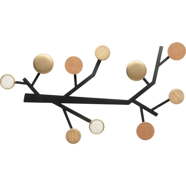 Portemanteau branche en bois et acier, BUBBLE TREE - KARE DESIGN