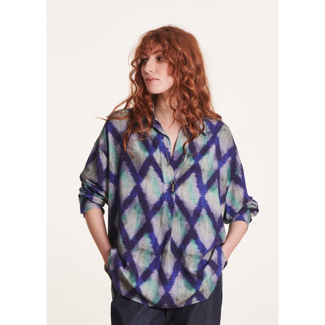 Top oversize à imprimé - LA FEE MARABOUTEE