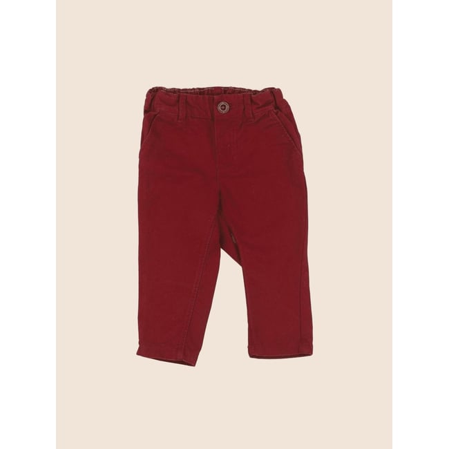 Pantalon - Très bon état rouge <span itemprop=