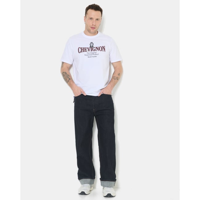 Jeans large en coton DORIAN v002232 <span itemprop=