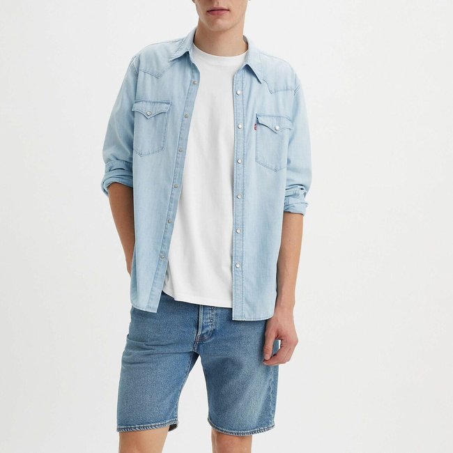 Shorts in denim 501® blu medio LEVI'S