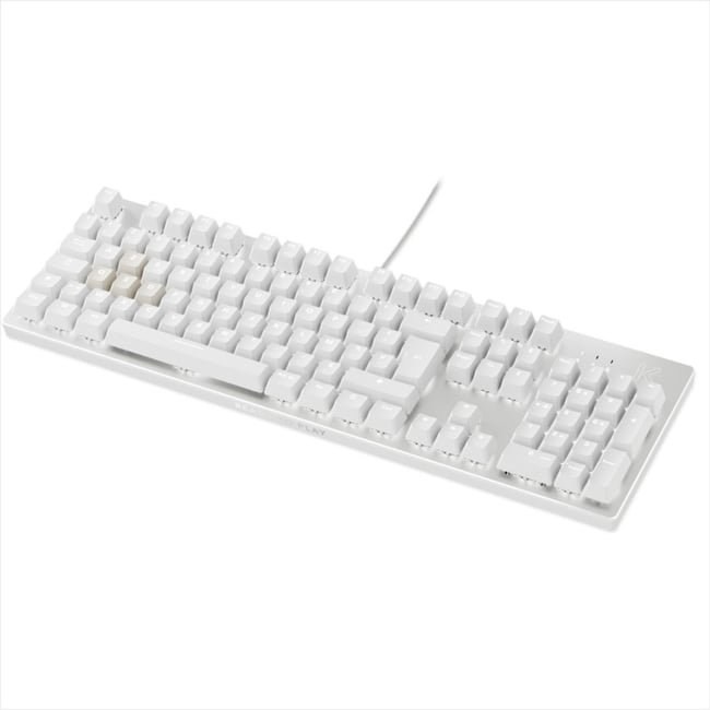 Clavier gamer K15 BLANC Progress - SKILLKORP