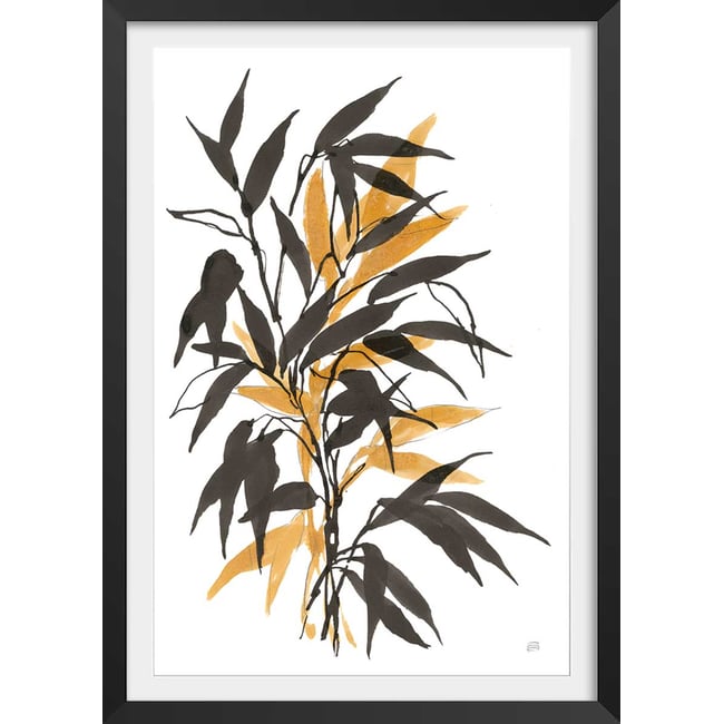 Poster watercolor bambou - HEXOA