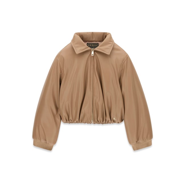 Veste Bomber Matelassée marron <span itemprop=