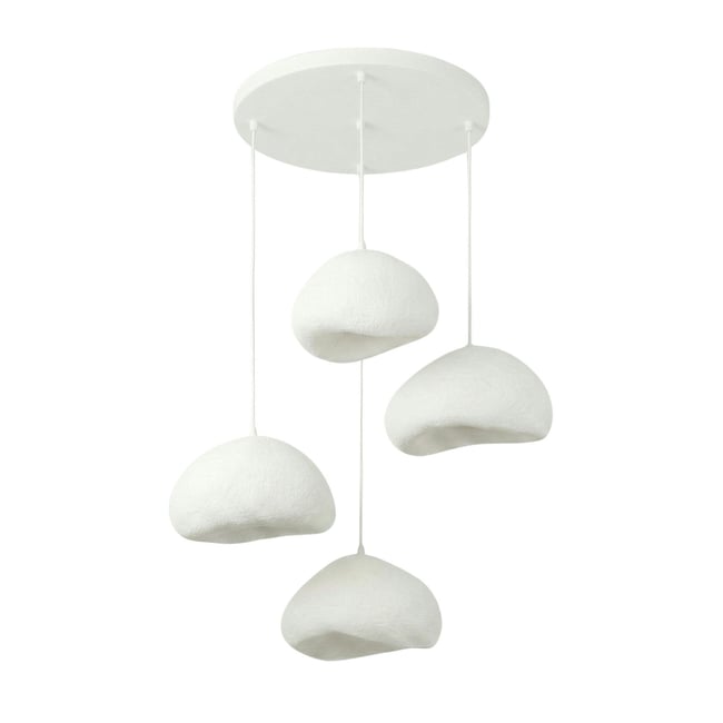 Suspension 4 lampes hauteur réglable NOXIS - PIER IMPORT