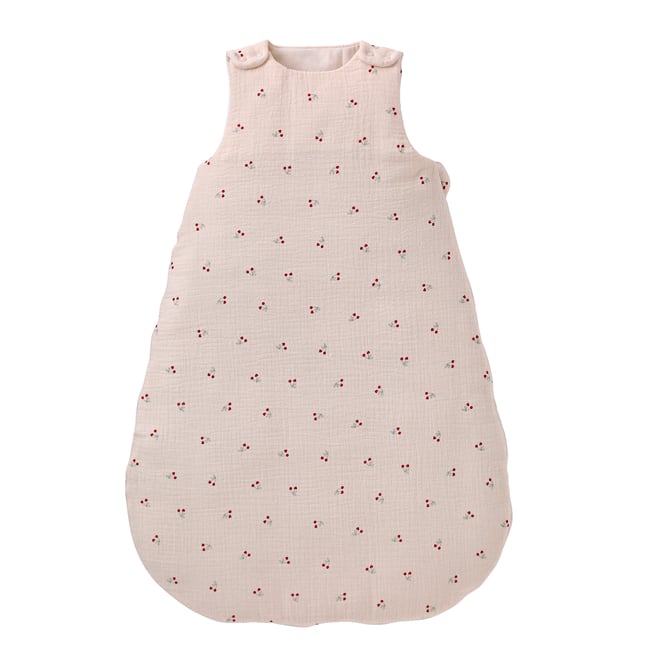 Gigoteuse sans manches CHERRY beige imprimé <span itemprop=