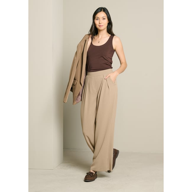 Pantalon ample à rayures - LOLALIZA