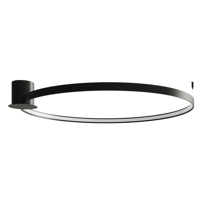 Plafonnier Aluminium Noir LED 1 Rio Couleur noir <span itemprop=