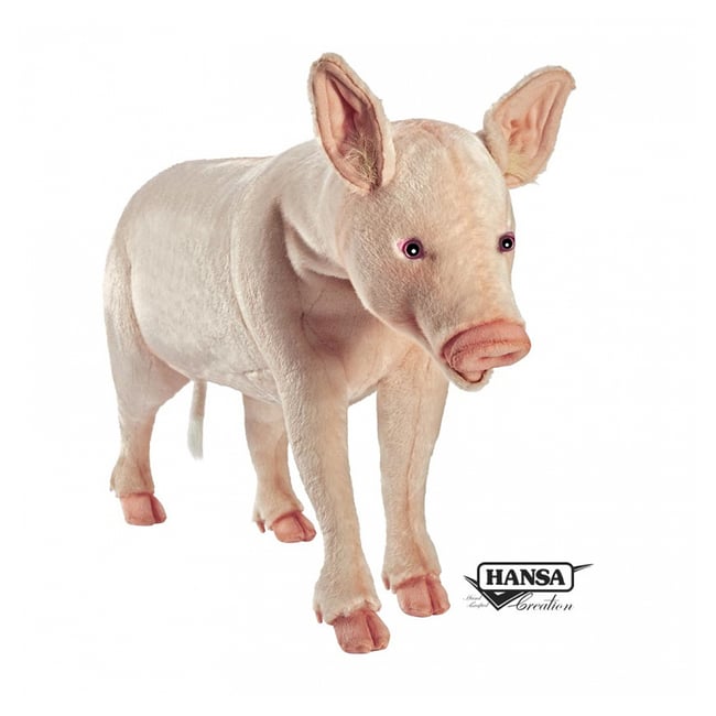 Hansa peluche geante Cochon 106cmL - HANSA