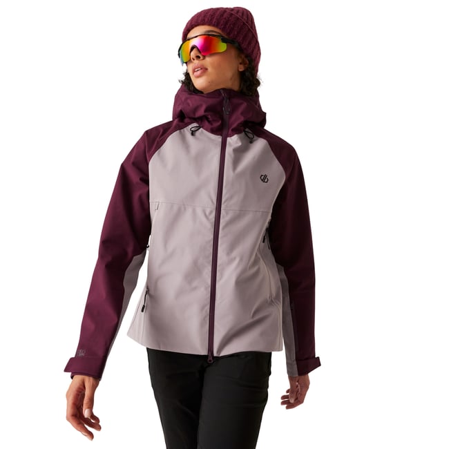 Blouson de ski à capuche ASSERT lavande / pourpre <span itemprop=