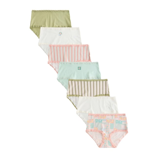 Culotte en dentelle et coton, lot de 7 - NEXT