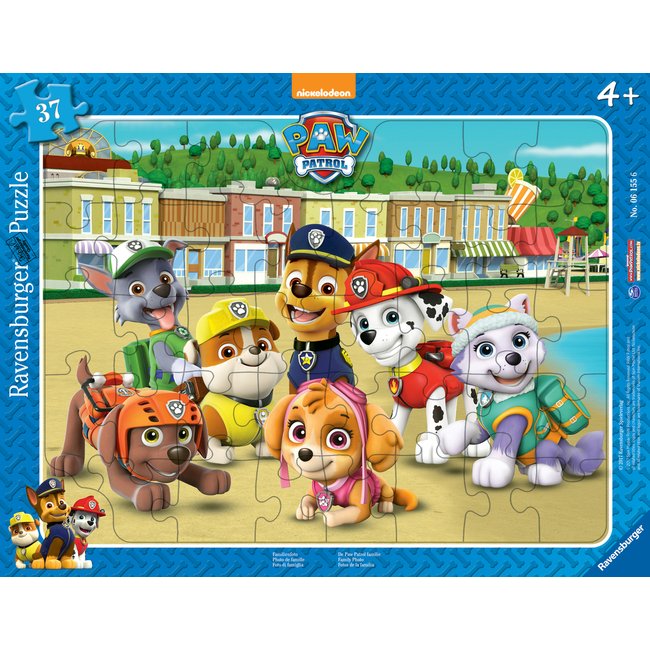 Puzzle cadre 30-48 pieces pat'patrouille photo de famille - RAVENSBURGER