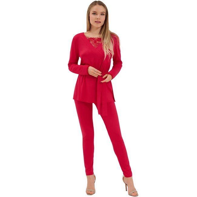 Pyjama leggings tunique manches longues Sympathy - LISCA