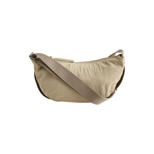 Sac à bandoulière grège <span itemprop=