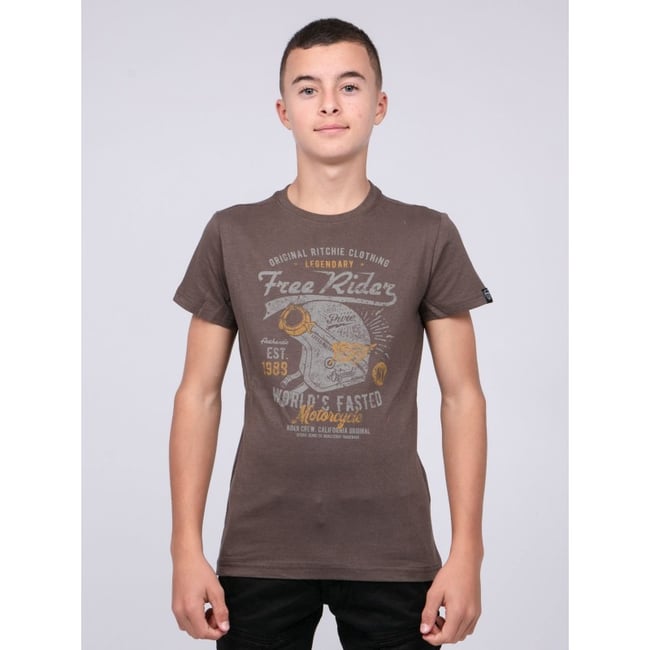 T-shirt Col Rond Pur Coton Jordy-j - RITCHIE
