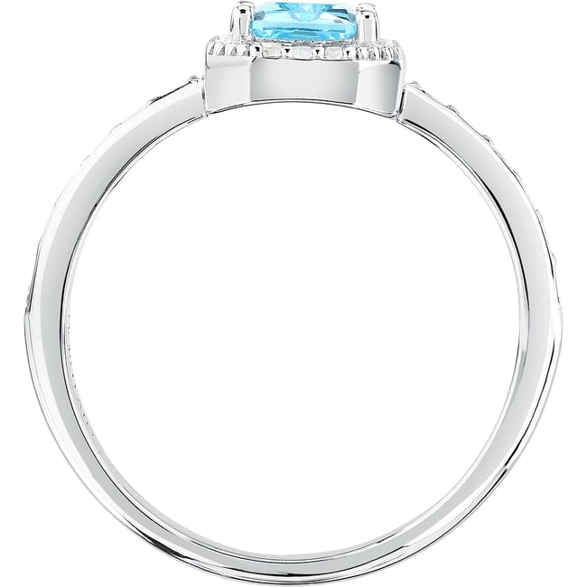 Bagues en Zircon/cristal/crystal/cubic Zirconia/recycled Silver 925/1000 et Zircon argent <span itemprop=