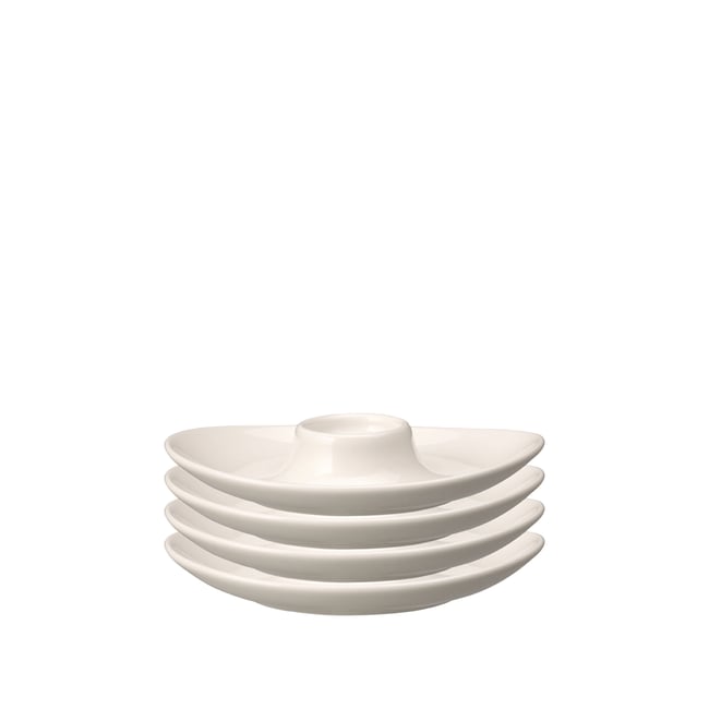 Coquetier 4 Pièces FOR ME Couleur blanc <span itemprop=